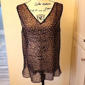 Sheer floral old navy XL